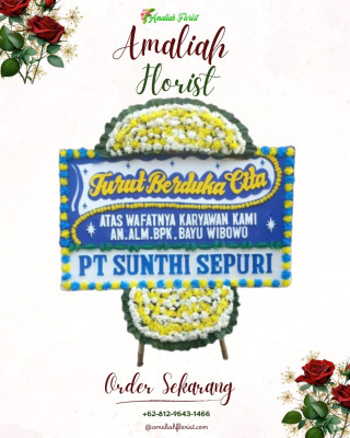 Papan Bunga Duka di Batununggal