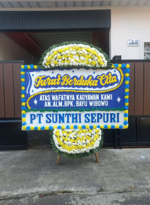 Papan Bunga Duka di Batununggal