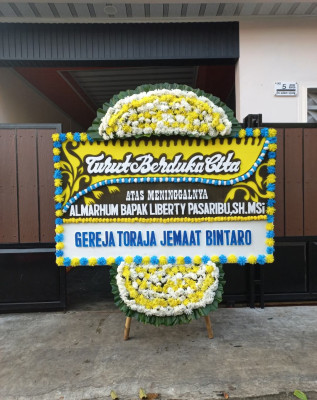 Papan Bunga Duka di Batununggal